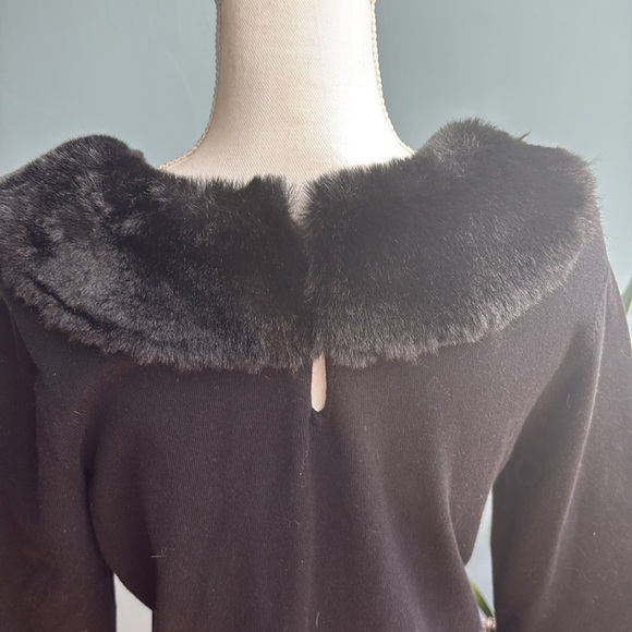 Tyler Boe Cotton/Cashmere Blend Dress. Size Large - Picture 5 of 9